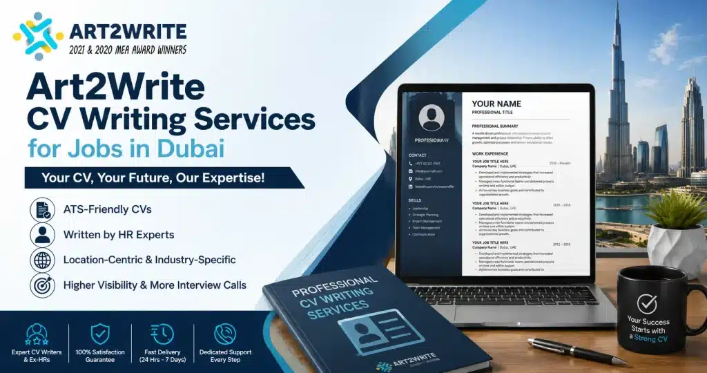 Art2Write CV Writing Services for Jobs in Dubai