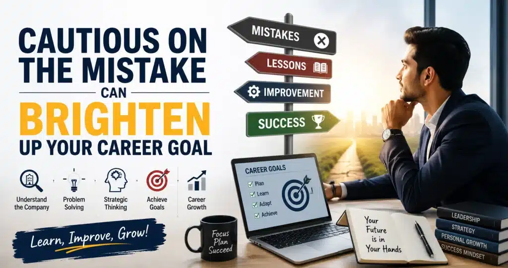 Cautious on The Mistake Can Brighten up Your Career Goal