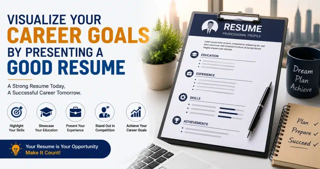 Visualize Your Career Goals By Presenting A Good Resume
