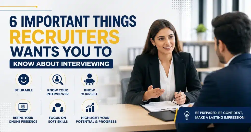 6 Important Things Recruiters Wants You to Know About Interviewing