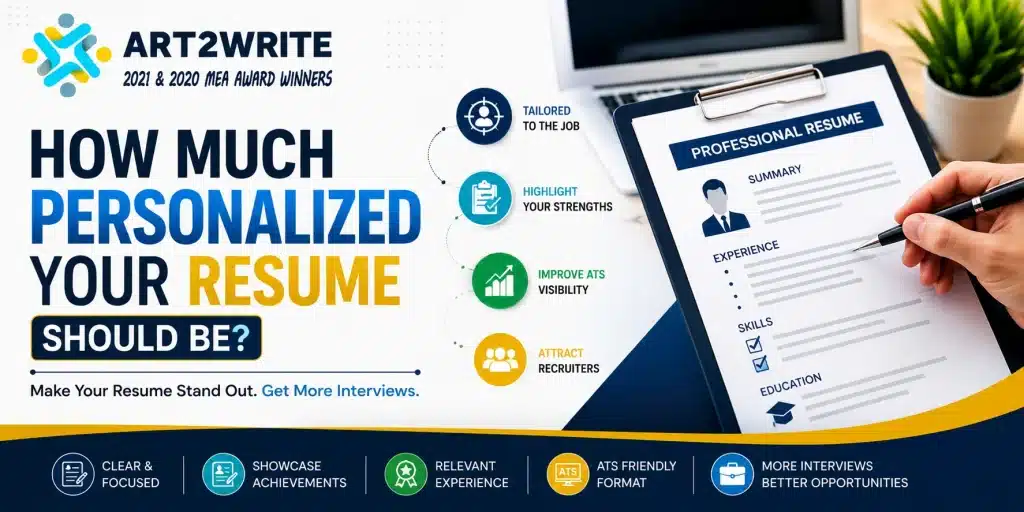 How much personalized your Resume Should Be?